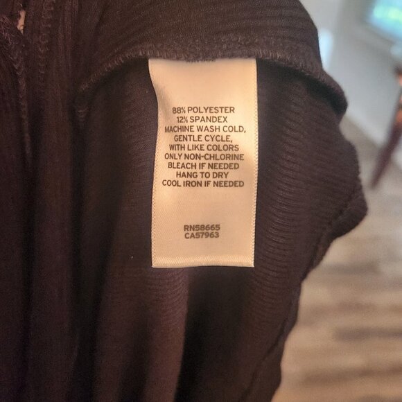 BP Nordstroms Black Ribbed Dress. NWT. Size Medium - Picture 8 of 10